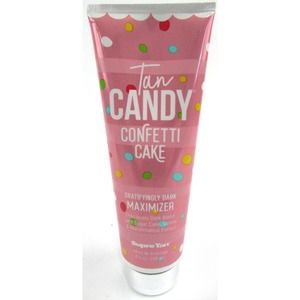 Tan Candy Confetti Cake Supre Tanning Bed Lotion 8oz Indoor Dark Maximizer Cream